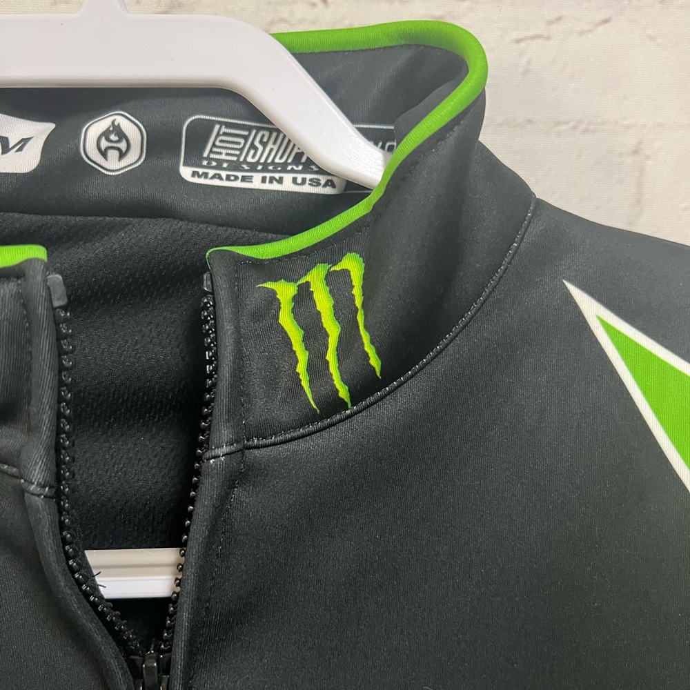 Women Crossover Size Medium Monster Kawasaki Racing Jacket 10/2 Thermal - Picture 8 of 11
